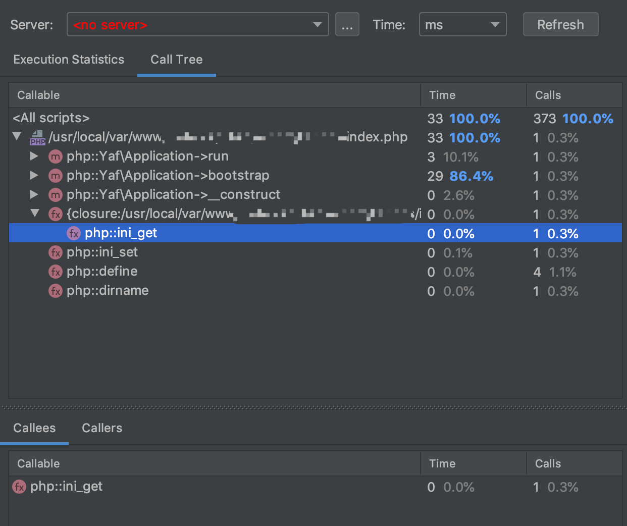 PHPStorm Profiler 分析工具